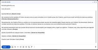 write sign off an email in spanish
