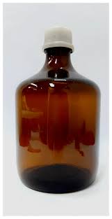 Vintage Large Amber Glass Chemistry