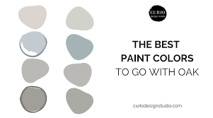 best paint colors to go with oak