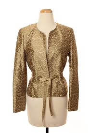 Nipon Boutique Gold Tone Lined Jacket