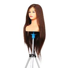 human hair mannequin head for braiding