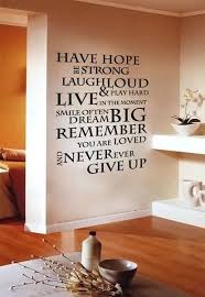 Quotes can be an incredible source of motivation, especially when it comes to interior design. Decorate Your Interiors With Quotes Wall Stickers Walldesign In