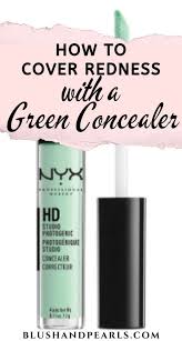 nyx hd photogenic green concealer for