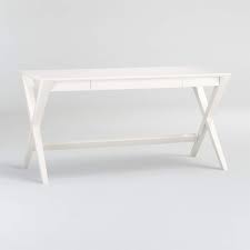 3.8 out of 5 stars with 23 ratings. Spotlight White X Leg Desk 58 Reviews Crate And Barrel