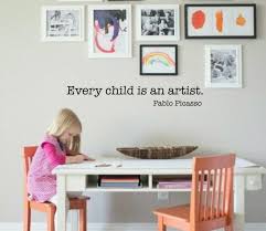 every child is an artist wall decal