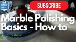 how to polish marble counters with