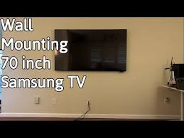 Wall Mounting 70 Inch Samsung Tu7000 Tv