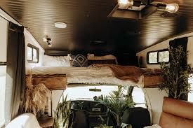 this moody rv interior includes a