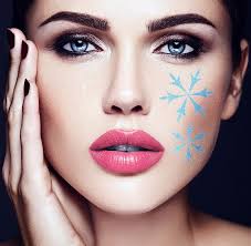 snowflakes makeup stencil stencil 1