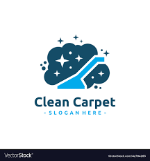 clean carpet logo royalty free vector