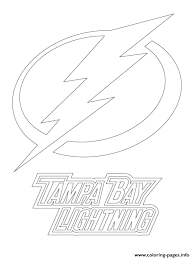 Click the winnipeg jets logo coloring pages to view printable version or color it online (compatible with ipad and android tablets). Tampa Bay Lightning Logo Nhl Hockey Sport Coloring Pages Printable