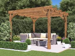 Leviathan Wooden Pergola W3m X D3m