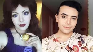 makeup artist transforms himself into