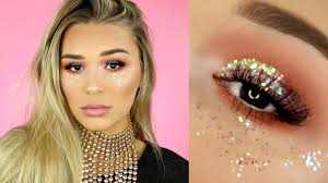 diy glitter eye makeup
