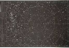 Details About Print Vintage 1962 Astronomy Science Star Chart Map Constellation Matte Black 16