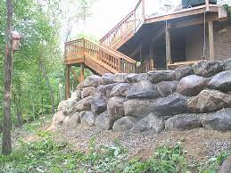 big boulders in white lake michigan