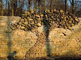 Stone Wall Metal Tree Wall Art