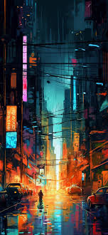 colorful abstract city wallpapers
