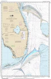 Cape Canaveral With Design Nautical Chart Sailcloth Print