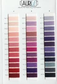 Aurifil Thread Wool Color Chart