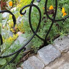 Scrollwork Border Fencing Wrought Iron