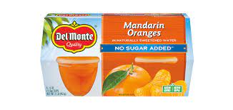 mandarin orange fruit cup snacks del