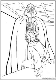 This is the basic shape for darth vader's head. Darth Vader And Princess Leia Coloring Pages Cartoons Coloring Pages Coloring Pages For Kids And Adults