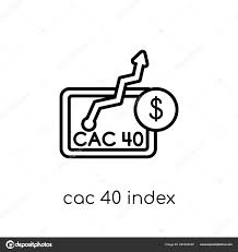 Cac Index Icon Trendy Modern Flat Linear Vector Cac Index