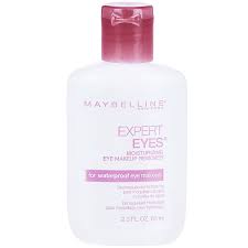 maybelline expert eyes moisturizing eye makeup remover 2 3 fl oz bottle