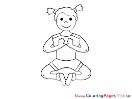 Some of the coloring pages shown here are yoga poses and mandalas by alexandru ciobanu, 310 best coloring images on coloring books. Yoga Coloring Pages For Kids Drawing With Crayons