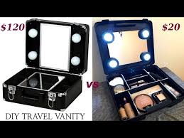 diy make up travel vanity mirror with