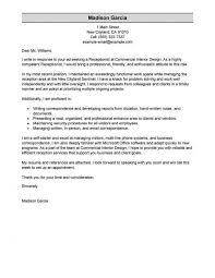 Best Receptionist Cover Letter Examples Livecareer Resume