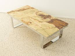 Onyx Marble Coffee Table 1970s For