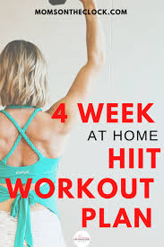 Home Hiit Workout Plan Virtual Trainer