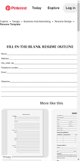 Zety resume builder is free to create a resume. Blank Resume Template Printable 20 Guides Examples