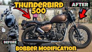 modified royal enfield thunderbird 500