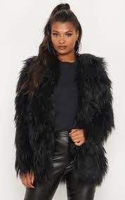 Fur Coats Women Womens Faux Fur Coat