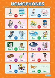 Daydream Education Homophones Poster Amazon Co Uk Toys Games