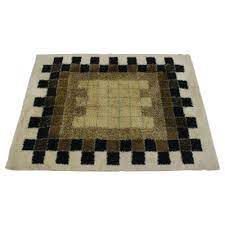 abstract wool rug by hojer eksport