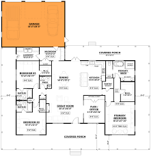 One Story Country Farmhouse House Plan