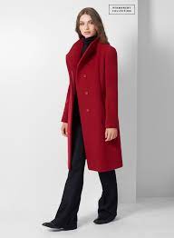Wool And Cashmere Red Coat Cinzia Rocca