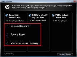 There are several options to reset hp laptop to factory defaults, such as using a recovery disc or using the hp recovery manager. Hp Notebook Pcs Using System Recovery Factory Reset And Minimized Image Recovery Options Hp Customer Support