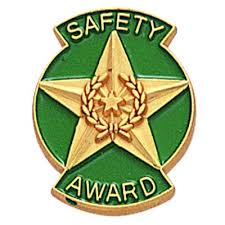 Calshrm Star Safety Award Lapel Pin Br225 Stock Safety