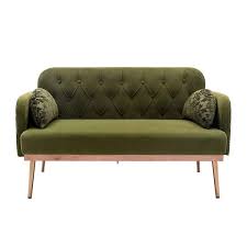 Straight Sofa Green H G Sofa