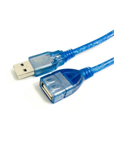 Cable Extensor Usb 1.5 Metros Hembra A Macho en Korsaka República Dominicana. Cable Extensión Usb 2.0 Macho Hembra 1.5 Mts