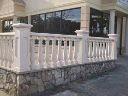 Concrete Barade Porch Railings