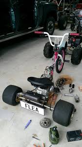 pit bike motorised drift trike build