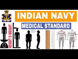 indian navy cal standard height