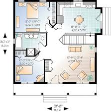 2 Bedroom Cottage House Plan 21255dr