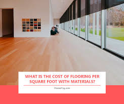 flooring per square foot with materials